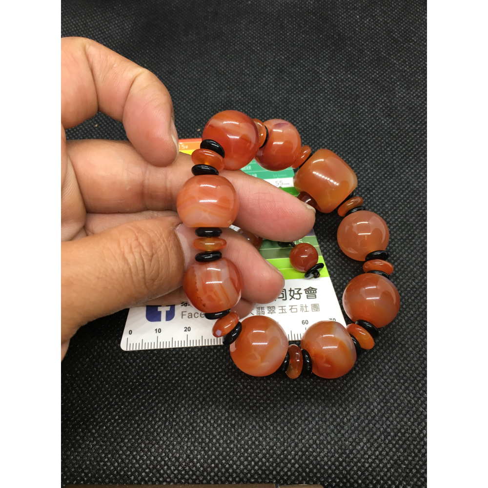 紅瑪瑙手鍊 17.7mm-細節圖5