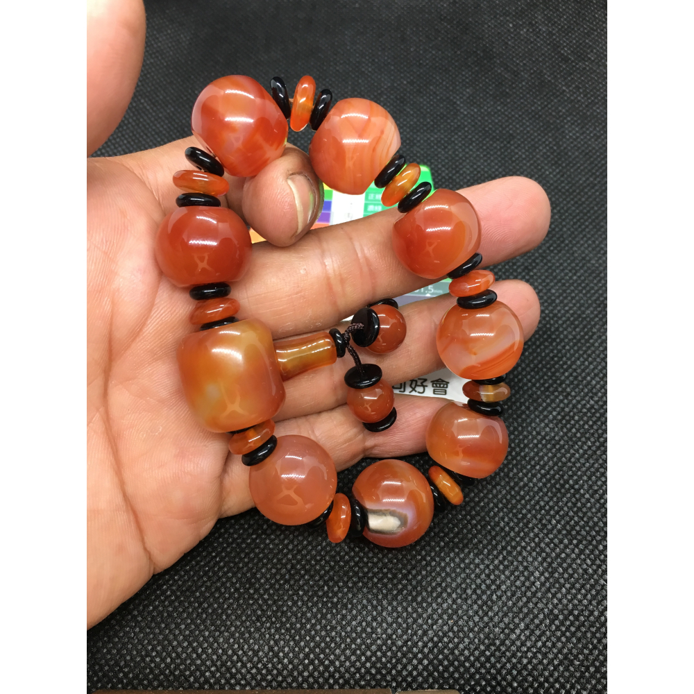 紅瑪瑙手鍊 17.7mm-細節圖6