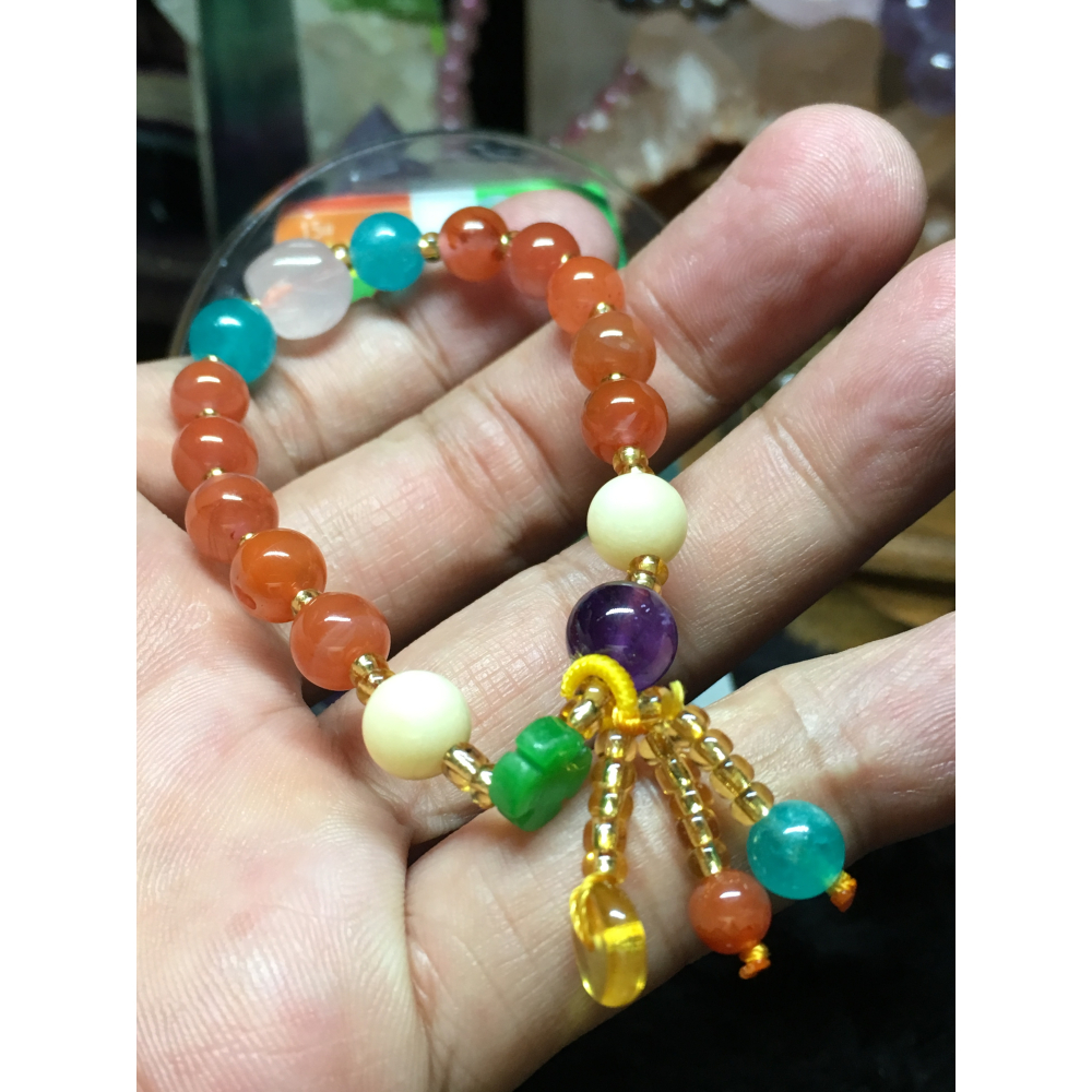 紅瑪瑙造型手鍊-細節圖5