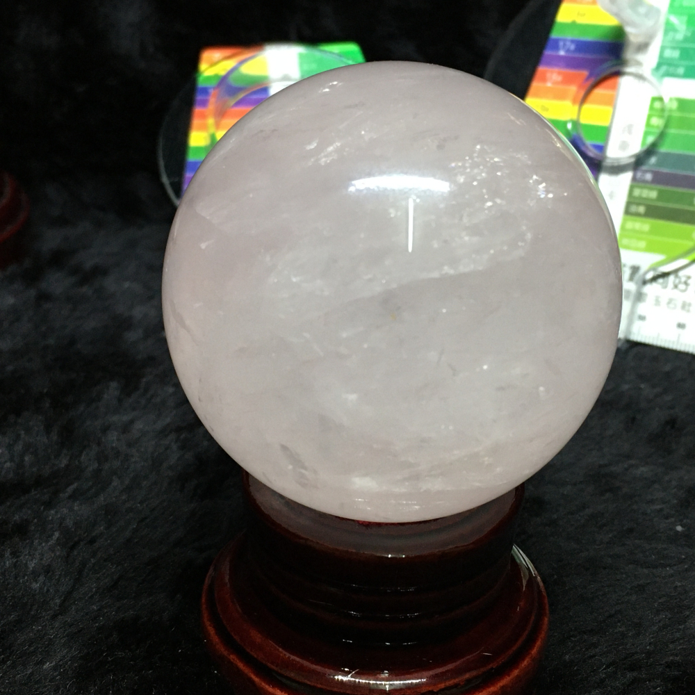 六芒星光粉晶球63.6mm-細節圖4