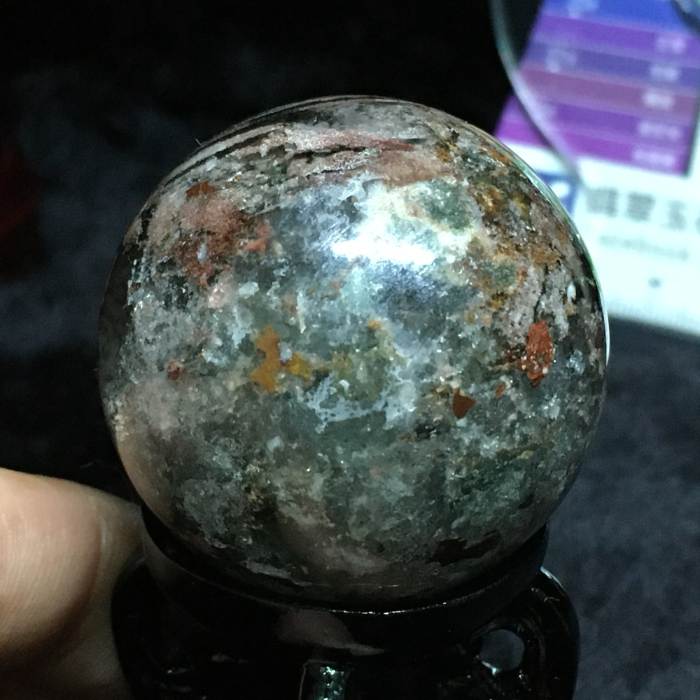 綠幽靈水晶球38.8mm-細節圖4