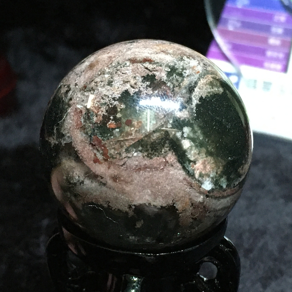 綠幽靈水晶球38.8mm-細節圖5