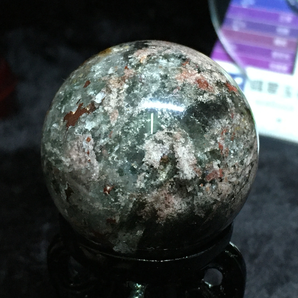 綠幽靈水晶球38.8mm-細節圖6