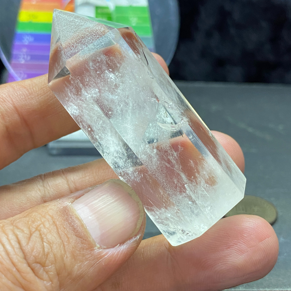 白水晶柱帶藍針56.1g高62.9mm-細節圖6