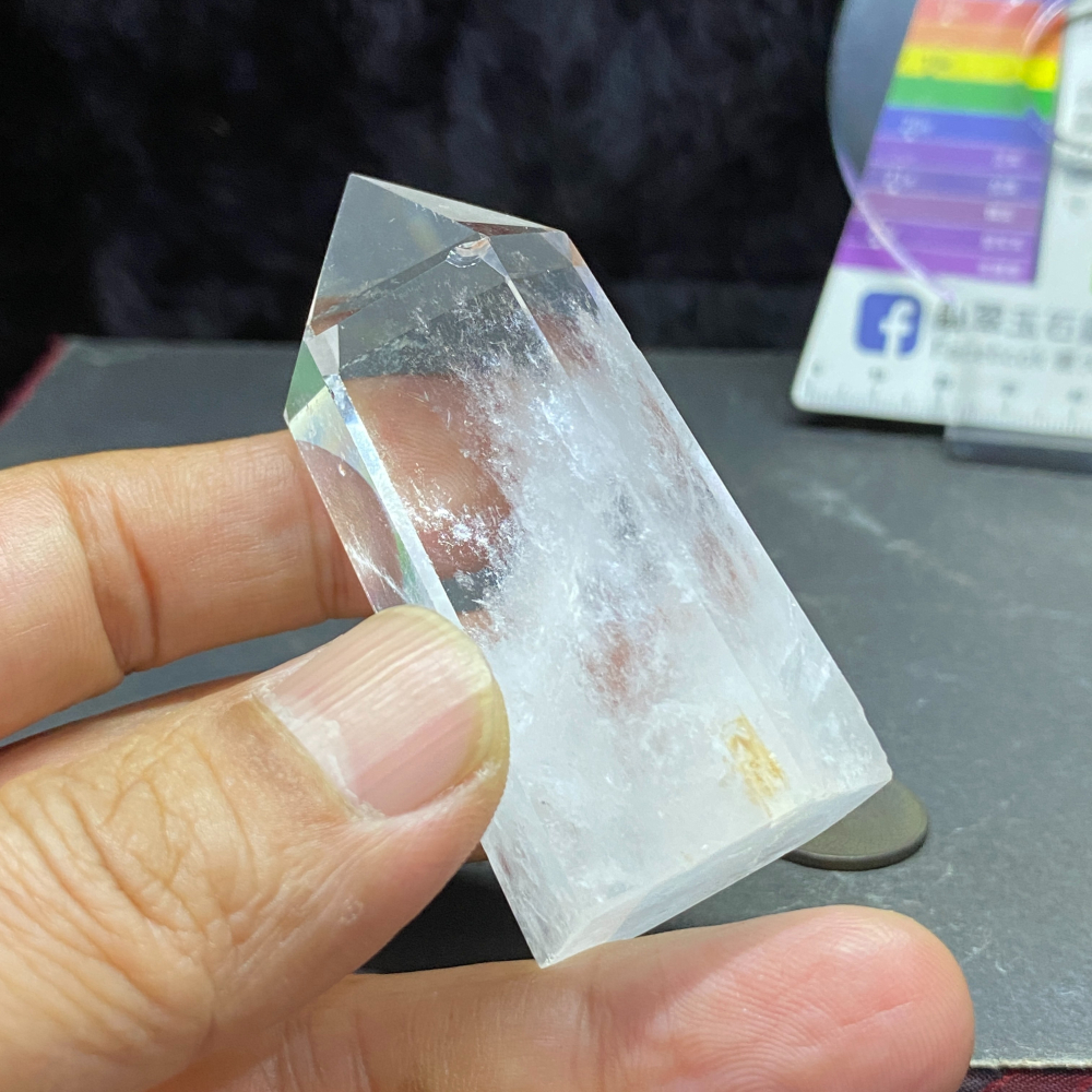 白水晶帶藍針73.2g高66.8mm-細節圖4