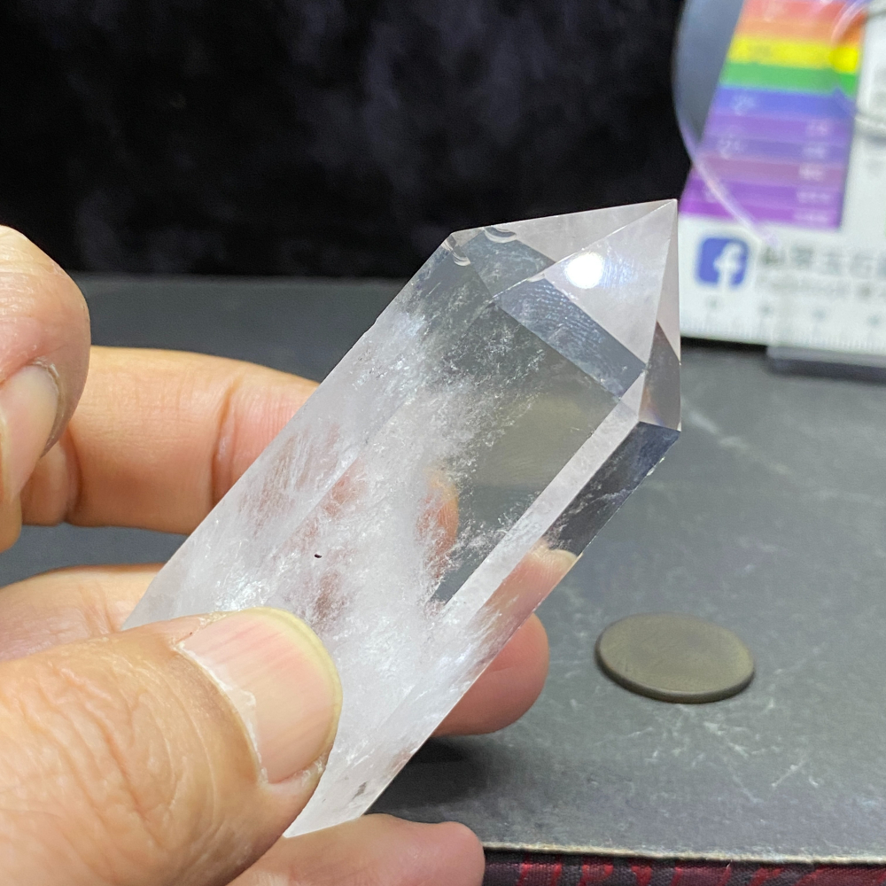 白水晶帶藍針73.2g高66.8mm-細節圖6
