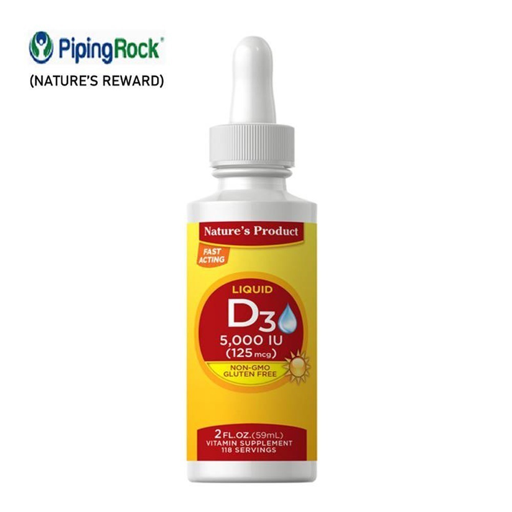 [保雅]Piping Rock(SUNDANCE)維生素D3 5000 IU (125mcg) 2FL(59mL)滴管瓶-細節圖4
