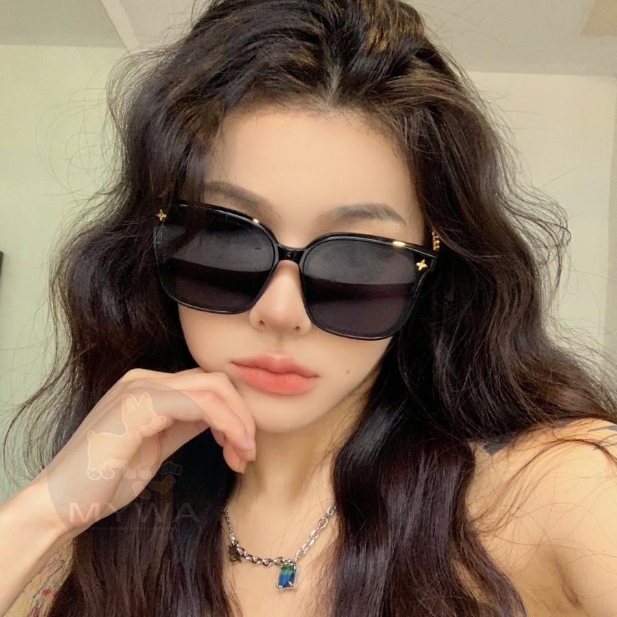 MyWa™️新款超美韓系鏈條鏡腿墨鏡 時尚百搭 韓國熱賣 眼鏡 太陽眼鏡 抗UV-細節圖2