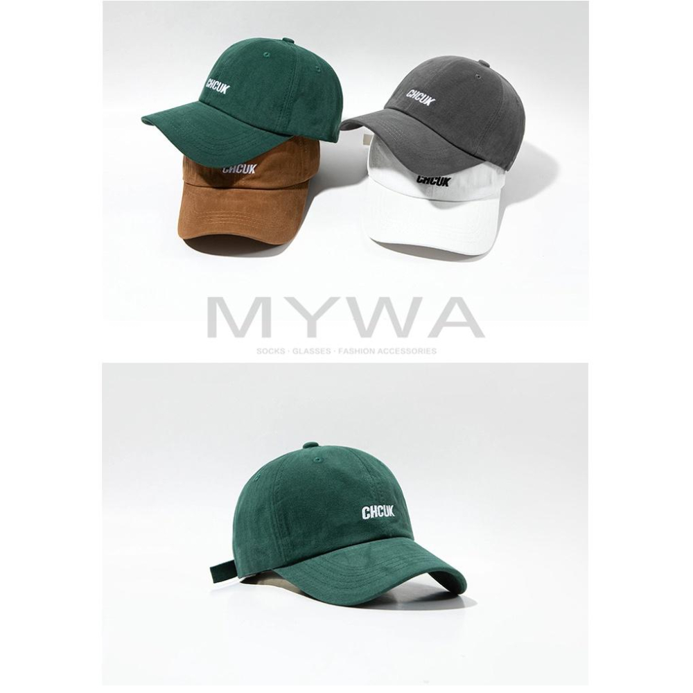 MyWa™️高質感磨毛復古棒球帽 鴨舌帽 老帽軟頂帽子歐美風刷毛潮帽 男女通用 H31-細節圖2