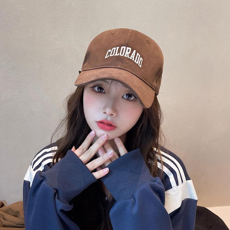 MyWa™️熱銷高質感刺繡水洗復古款 棒球帽 老帽 鴨舌帽 COLORADO字母美式帽款-細節圖3