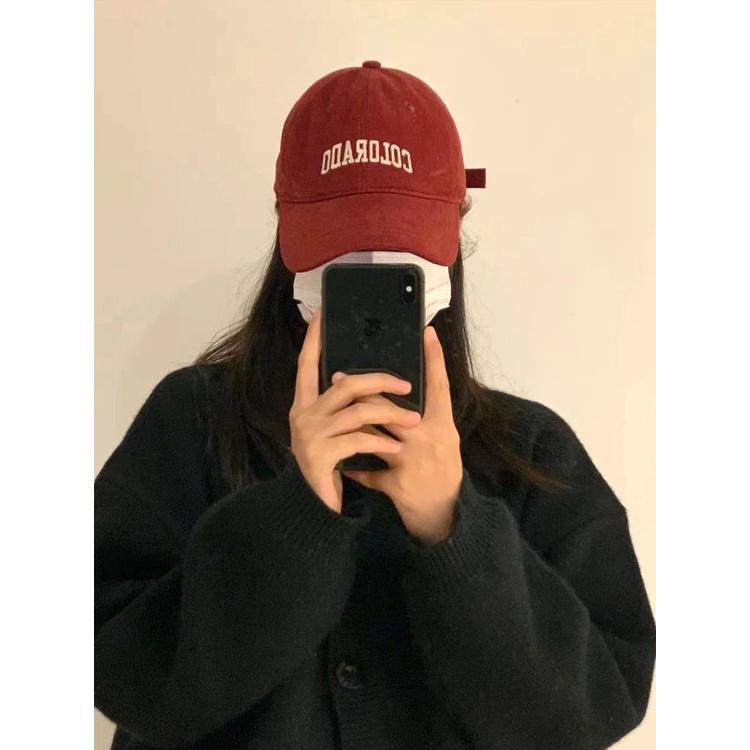 MyWa™️熱銷高質感刺繡水洗復古款 棒球帽 老帽 鴨舌帽 COLORADO字母美式帽款-細節圖4