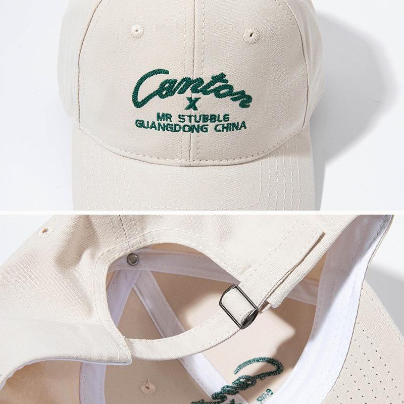 MyWa™️刺繡字母棒球帽系列 鴨舌帽子 遮陽帽潮流簡約時尚-細節圖7