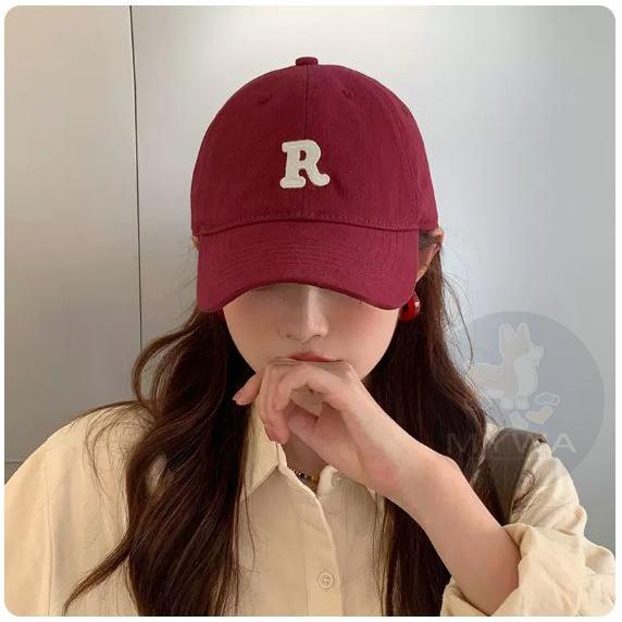MyWa™️春夏經典字母R刺繡加寬棒球帽 寬帽顯臉小 大帽沿 大頭圍 男女通用-細節圖5