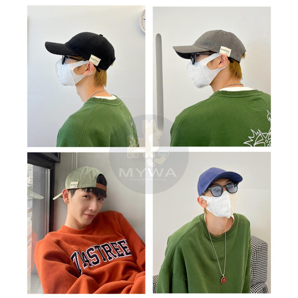 MyWa™️經典皮革後扣棒球帽 韓版顯瘦百搭帽子 男女都適合 H34-細節圖3