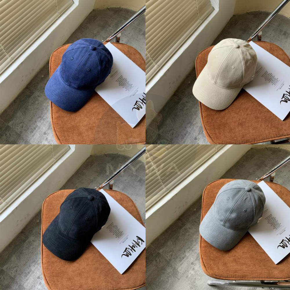 MyWa™️經典皮革後扣棒球帽 韓版顯瘦百搭帽子 男女都適合 H34-細節圖5