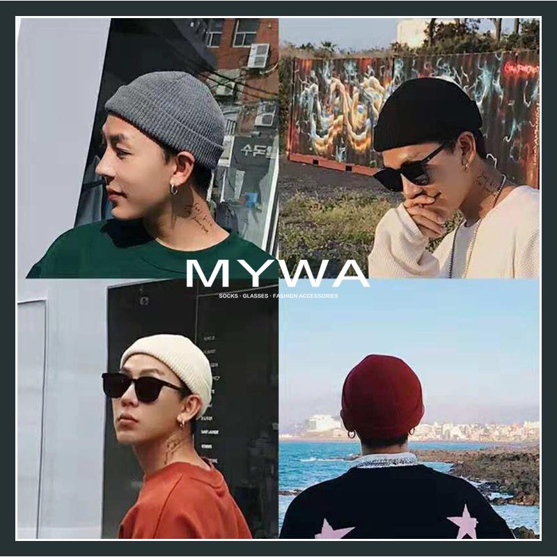 MyWa™️經典素面短版毛帽 圓帽韓版針織帽保暖帽子 男女都適合 H52-細節圖4