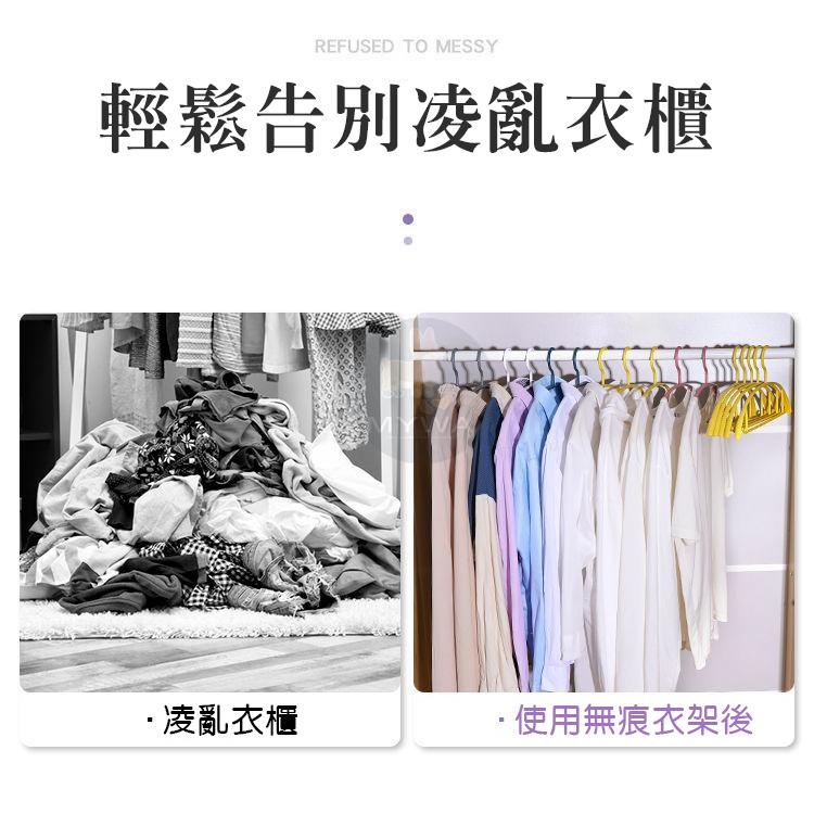 MyWa™️ 居家收納系列弧形防滑衣架  晒衣架 晾衣架 衣服褲子收納 莫蘭迪色日系風格-細節圖2