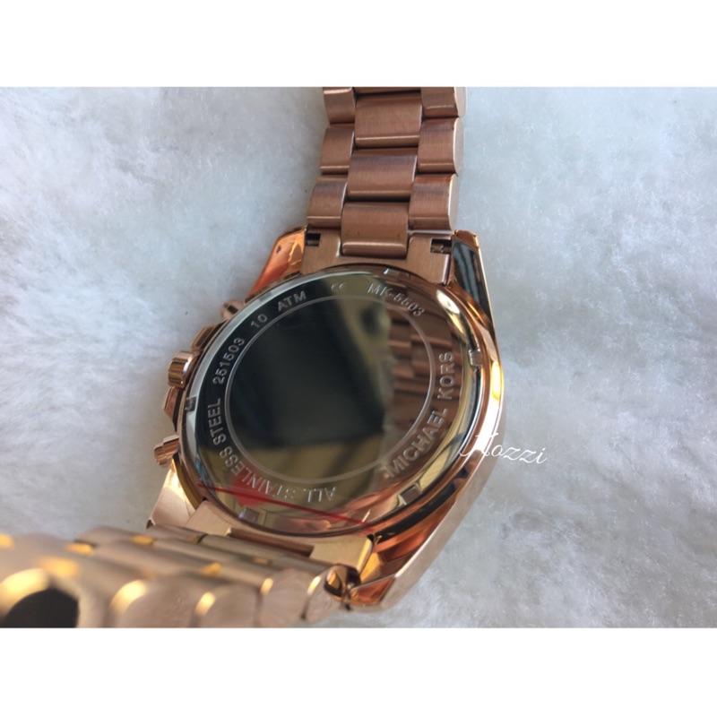 Michael Kors mk5503 mk6321 玫瑰金 羅馬 三眼計時 手錶 時尚錶 mk 錶 mk 手錶-細節圖5