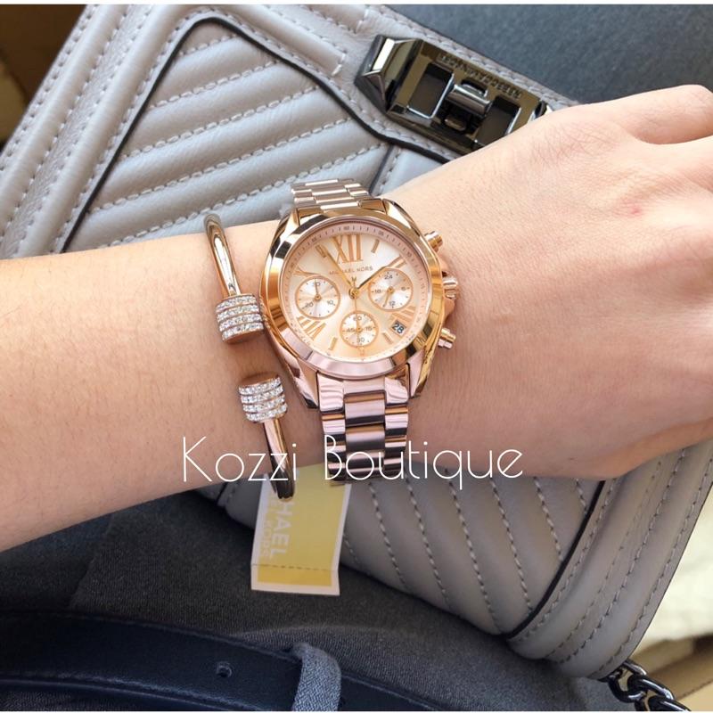 現 Michael Kors mk5799 mk7258 玫瑰金 三眼 mk 錶 mk 手錶 Mk5799 Kozzi-細節圖8