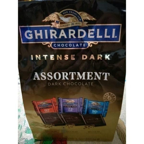#309#Ghirardelli 黑巧克力綜合包 #530447#好市多代購 黑巧克力 綜合包 綜合 3種口味