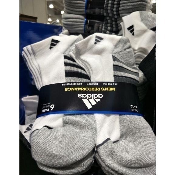 #595 ADIDAS MEN＇S SOCKS 男運動短襪6入組 #949985 好市多 短襪 襪 男襪 運動襪 愛迪達-細節圖7