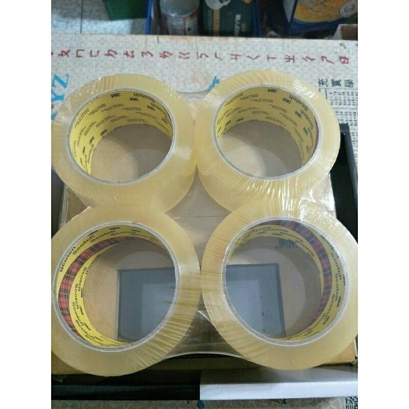 #517 3M透明封箱膠帶 48mx90M #125355 好市多代購 透明膠帶 膠帶 文具 黏貼 包裝 3M 封箱-細節圖6