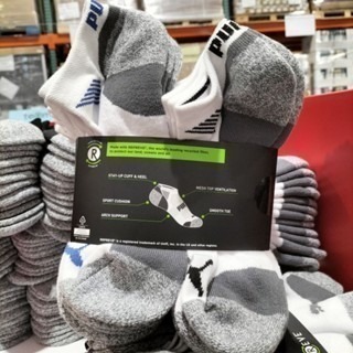 #123 PUMA男運動短襪 Costco 好市多代購 襪子 #1233473 襪 男襪  PUMA 運動襪 短襪-規格圖5