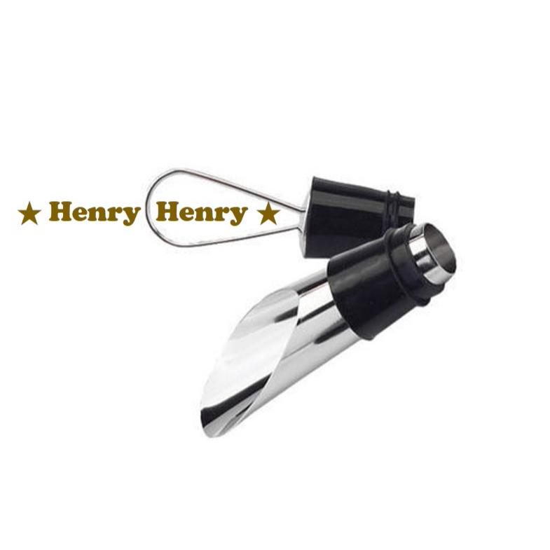 🎁HENRY百貨🎁不鏽鋼紅酒瓶倒酒器/台灣現貨/快速葡萄酒醒酒器不銹鋼葡萄酒倒酒工具迷你紅酒瓶起泡器便攜式葡萄酒過濾器進-細節圖2