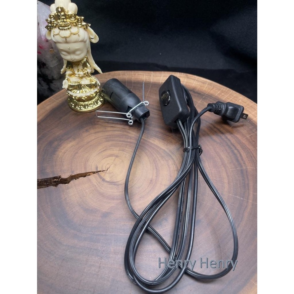 🎁HENRY百貨🎁鹽燈電線 贈燈泡 可調光式/按鍵式開關燈線 小夜燈【台灣現貨】E12燈頭 鹽燈線 鹽燈電線 鹽燈線材-細節圖5