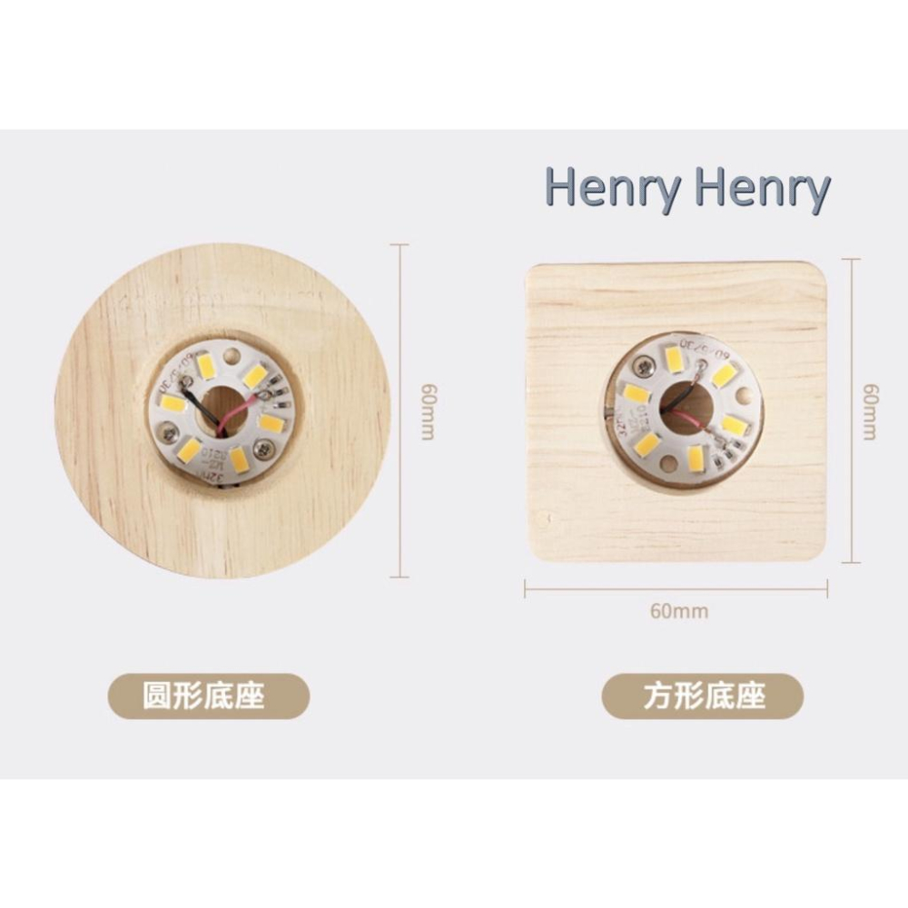 🎁HENRY百貨🎁充電實木燈座 LED燈 小夜燈 禮品 工藝品 居家裝飾 擴香石 水晶杯底座 USB 6公分 原木-細節圖5