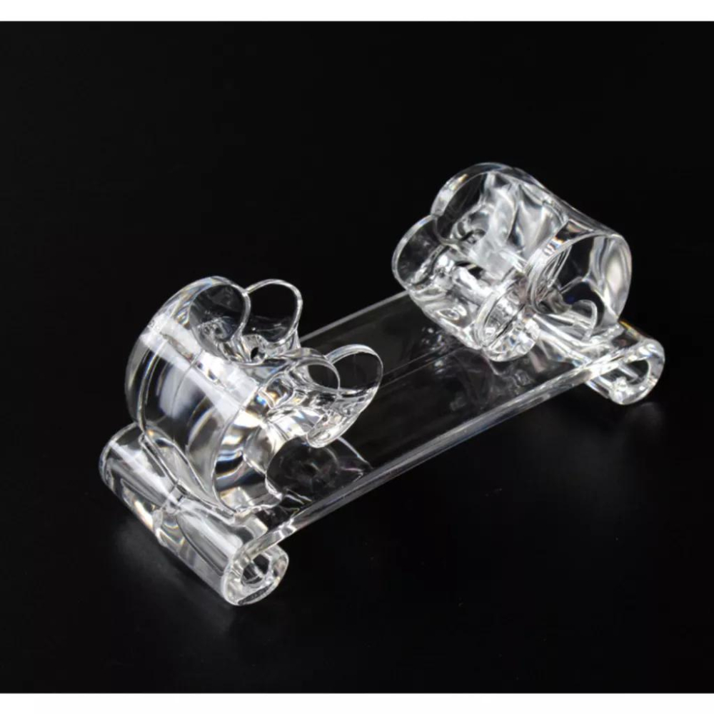 🎁HENRY百貨🎁壓克力手珠架 手鍊架 手鐲架 U型手鐲架 牛角手鐲架 玉鐲 翡翠 收藏 台灣現貨，快速發貨  清透料-細節圖8