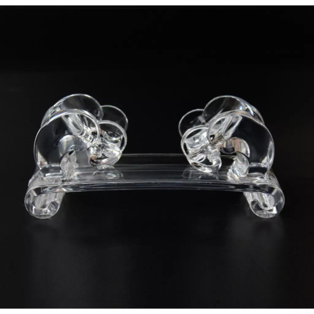 🎁HENRY百貨🎁壓克力手珠架 手鍊架 手鐲架 U型手鐲架 牛角手鐲架 玉鐲 翡翠 收藏 台灣現貨，快速發貨  清透料-細節圖9