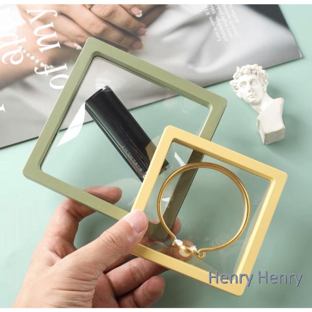 🎁HENRY百貨🎁彩色pe膜飾品收納盒 可防氧化薄膜首飾收納盒 PE膜懸浮盒 耳環展示盒 項鍊手鍊收納盒 飾品盒首飾盒-細節圖7