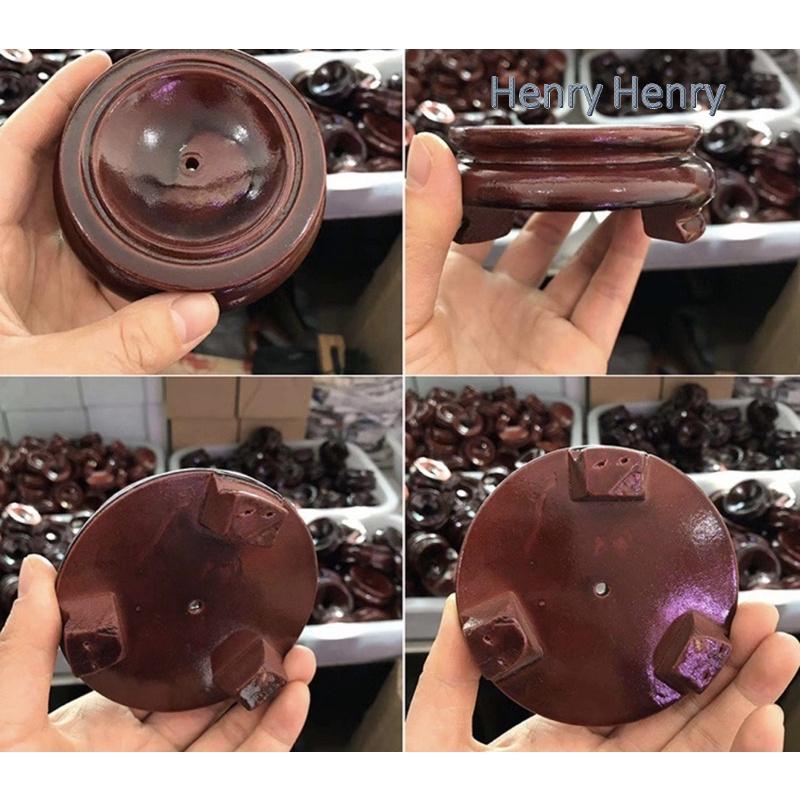 🎁HENRY百貨🎁木製水晶球底座固定座 木托 蛋雕 DIY飾品配件 台灣現貨-細節圖2