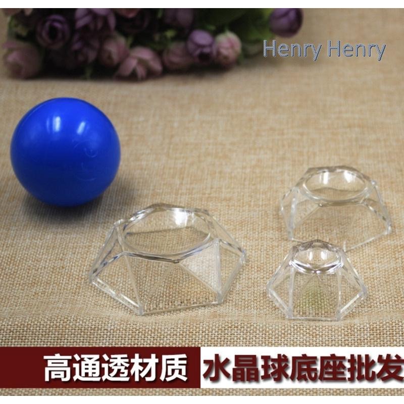 🎁HENRY百貨🎁清透水晶球座 做工精細 台灣現貨-細節圖2
