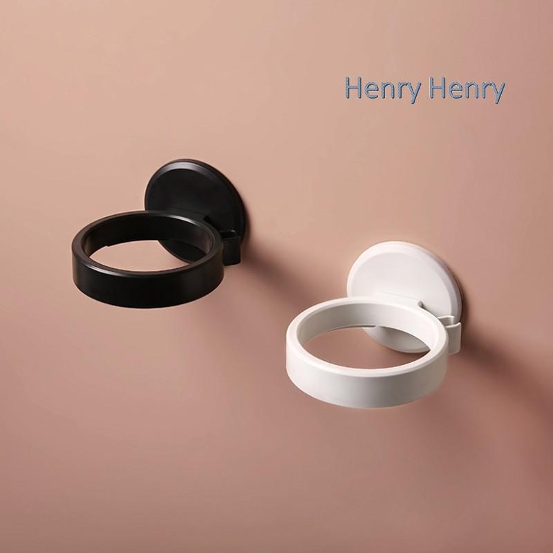 🎁HENRY百貨🎁免鑽孔壁掛式吹風機架 台灣現貨供應 無痕吹風機收納架 美容器具置物架 掛勾 掛架 置物架 收納架-細節圖3