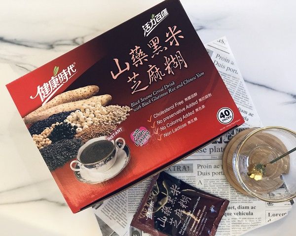 健康時代-山藥黑米芝麻糊 （有糖）隨身包40入禮盒裝-細節圖2