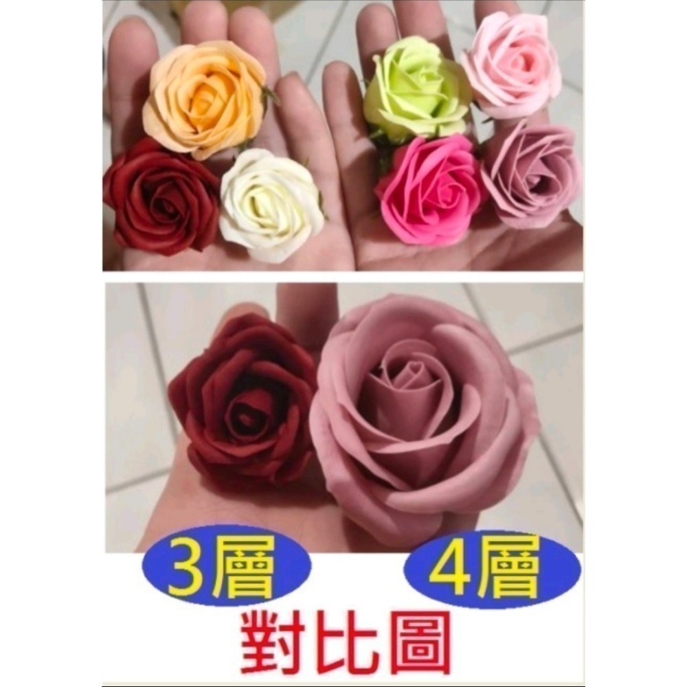 【Ava香皂花】香皂花 三層小玫瑰 香皂玫瑰花 迷你小玫瑰 玫瑰花-細節圖2