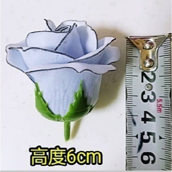 【Ava香皂花】四層黑邊玫瑰花頭 香頌玫瑰花 小香風玫瑰花 香皂花 手工皂花 乾燥花 手作 盆栽 插花 情人節 婚禮小物-細節圖3