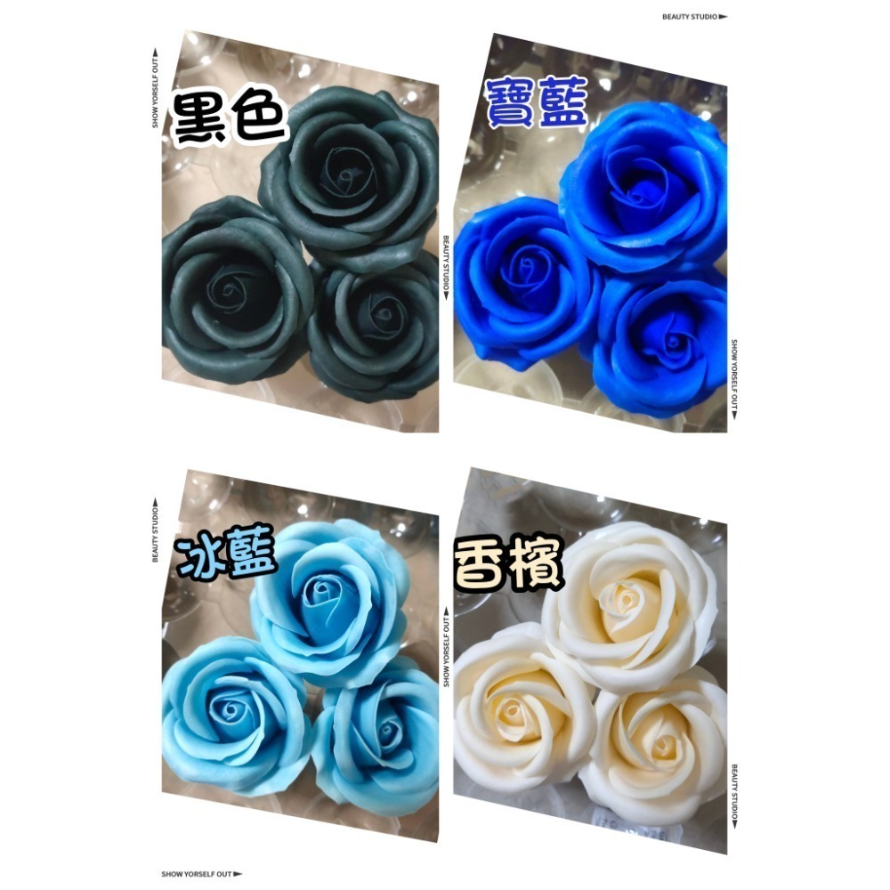【Ava香皂花】四層香皂玫瑰花 皂玫瑰花 香皂花頭 乾燥花 肥皂花 手工香皂花 盆栽 情人節 婚禮小物-細節圖7