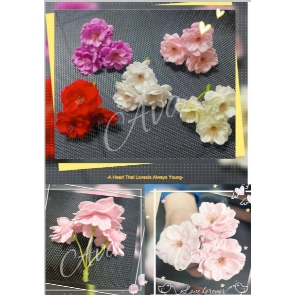 【Ava香皂花】櫻花香皂花 櫻花花束 櫻花盆栽 插花 裝飾花束 點綴 香皂花 肥皂花 香皂花頭 居家裝飾 聖誕節-細節圖4
