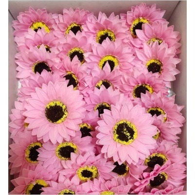 【Ava香皂花】向日葵 太陽花 香皂花 向日葵花束 肥皂花 香皂向日葵 花頭 居家裝飾 畢業季-細節圖4