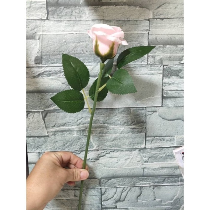 【Ava香皂花】花頭專用桿 香皂玫瑰花頭專用 1支33cm帶葉子 (不含玫瑰花) 另有蘭花專用花桿1支-細節圖4