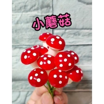 【Ava香皂花】創意小磨菇 紅果 青果 禮物 diy配件 花束 盆栽 配件 裝飾 插花 點綴 仿真 園藝 拍照道具-細節圖2