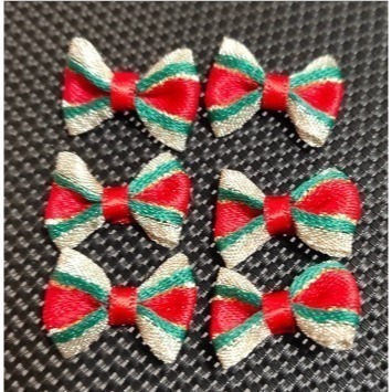 扭扭棒配件 手作材料 diy蝴蝶結 小蝴蝶結配件 迷你蝴蝶結 美勞素材 娃娃配件 扭扭棒配件 飾品配件 聖誕節-細節圖6