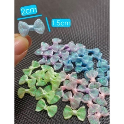 網紗蝴蝶結x1-顏色隨機