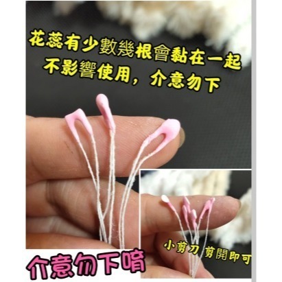 扭扭棒配件 花藝花蕊 亞光花芯 絨花花蕊 手作 DIY 絲襪花玫瑰花芯 紙花材料 花藝材料 毛根 翻糖花蕊 扭扭棒材料手-細節圖3