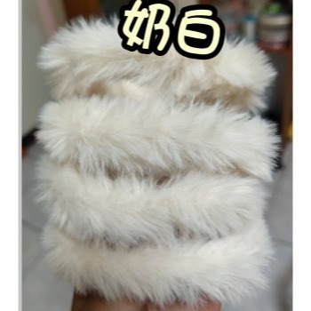 兔毛扭棒 20mm仿兔毛扭扭棒 小動物扭扭棒 毛根毛條兔子小狗小貓 長毛扭扭棒 毛線扭棒 毛絨扭扭棒 毛根扭棒 毛絨條-細節圖6