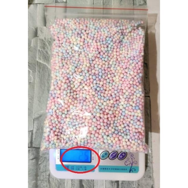 彩色流星球 馬卡龍泡沫球 DIY手工材料 泡沫球 史萊姆填充粒子 七彩混色泡沫球 禮物填充物 驚喜盒-細節圖8