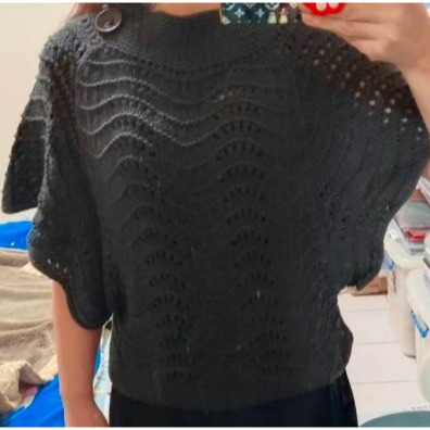 二手衣服 針織上衣 毛衣  2手上衣 針織罩衫 外罩衫 外搭衫-細節圖2
